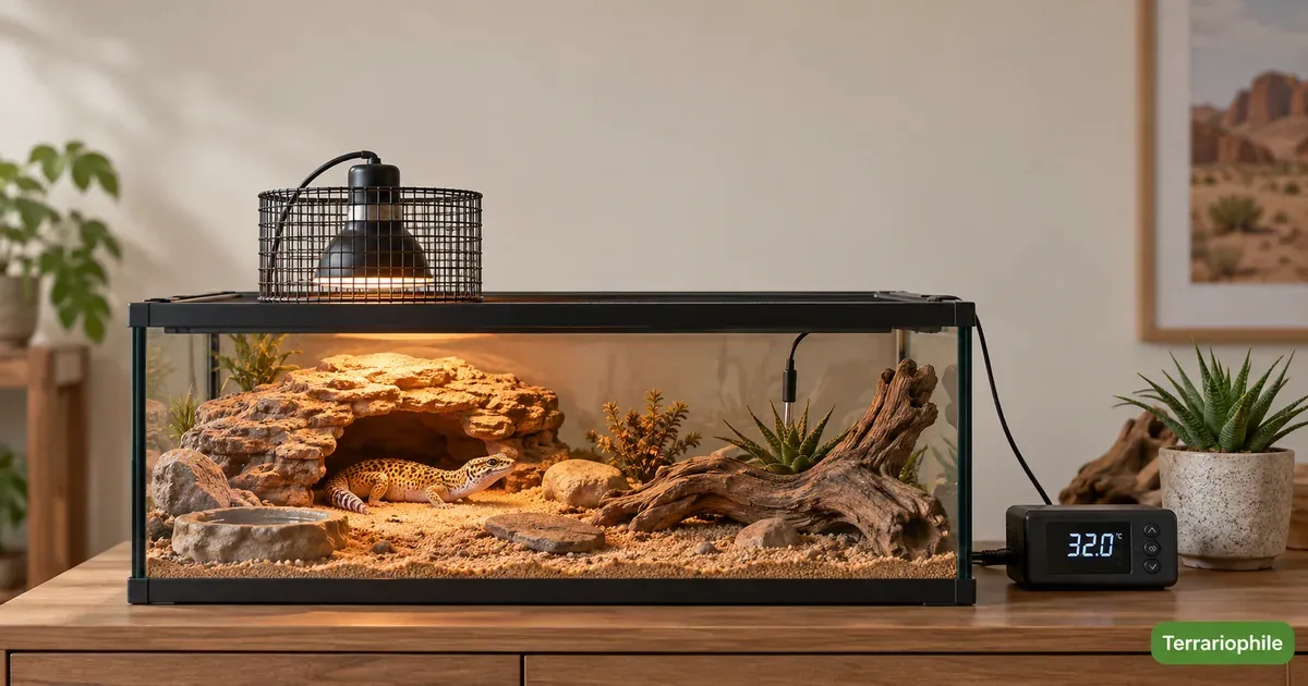 Ampoule chauffante terrarium