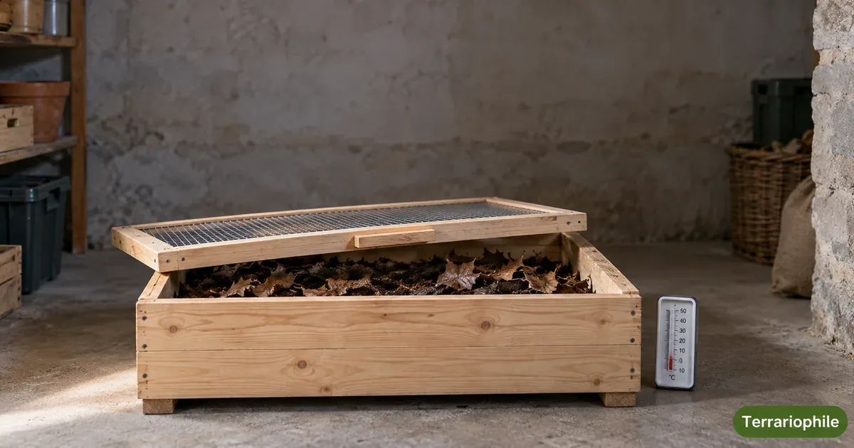 Boîte hibernation tortue