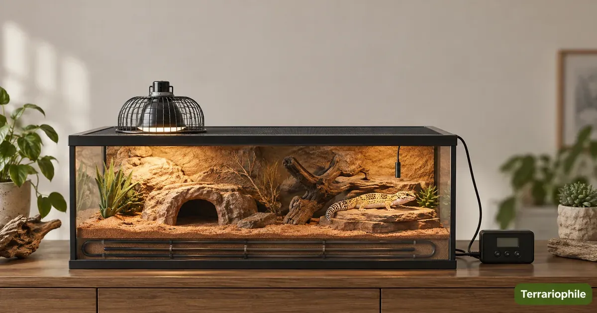 Câble chauffant terrarium