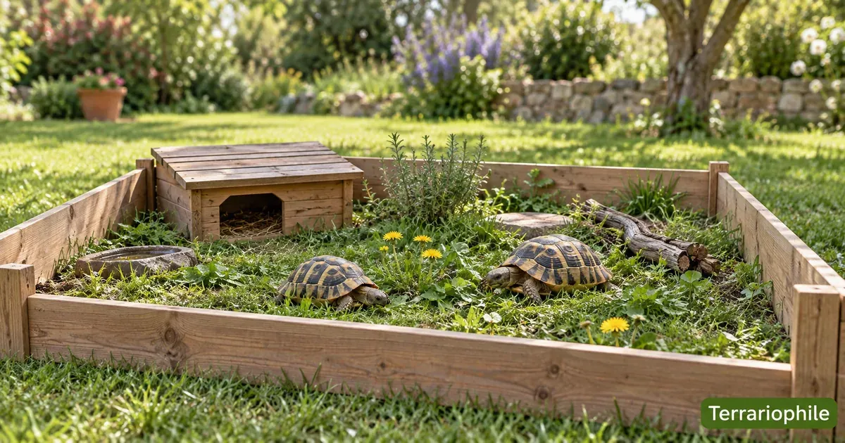 Enclos tortue