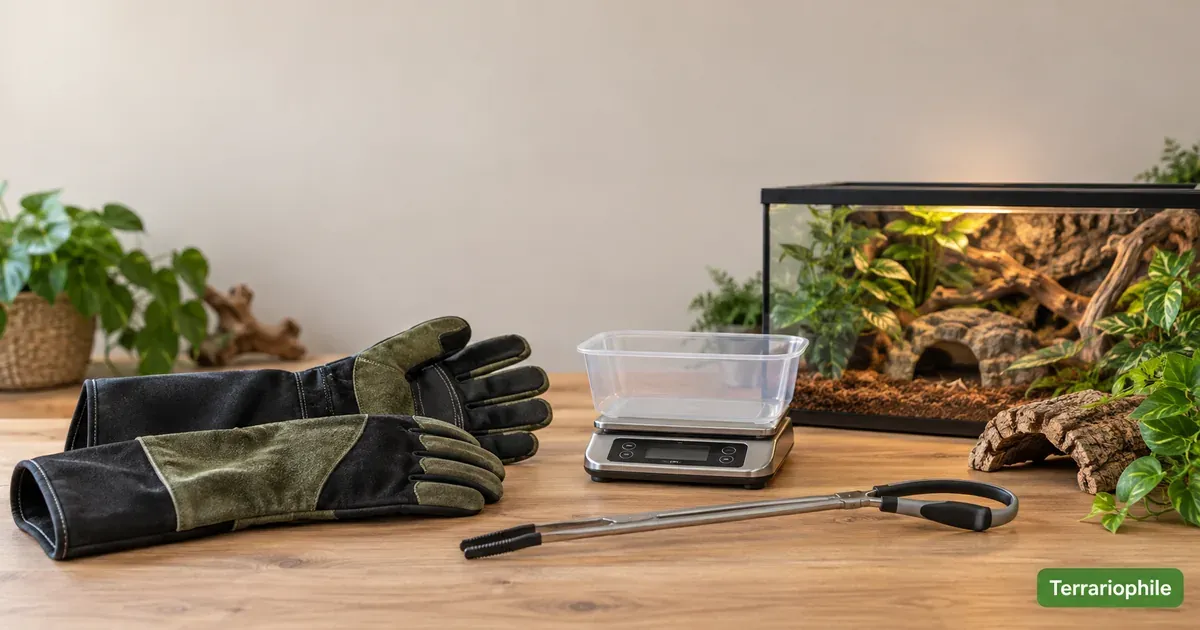 Gants reptile