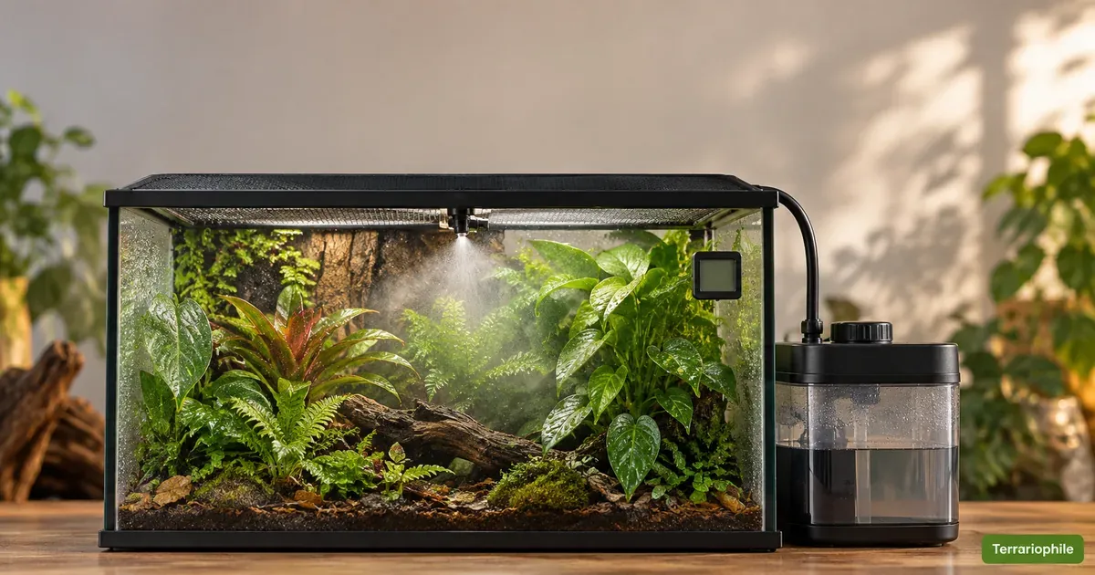Humidificateur terrarium