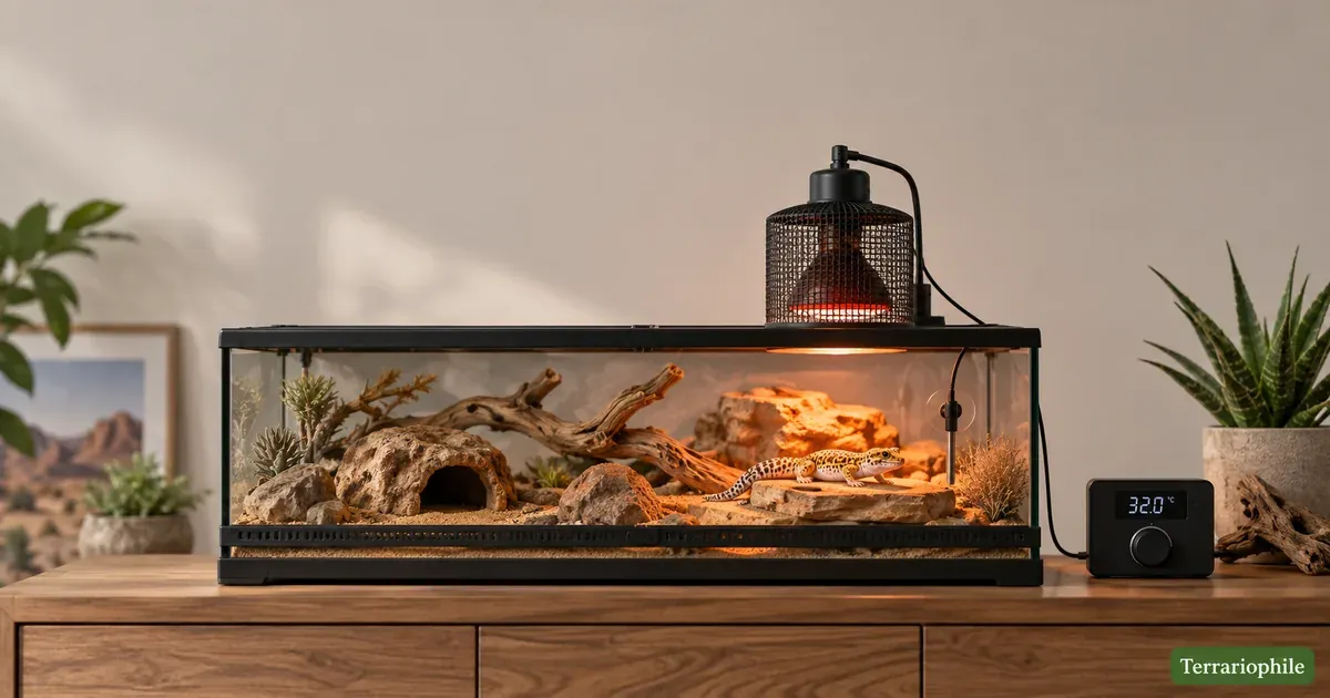 Lampe infrarouge reptile