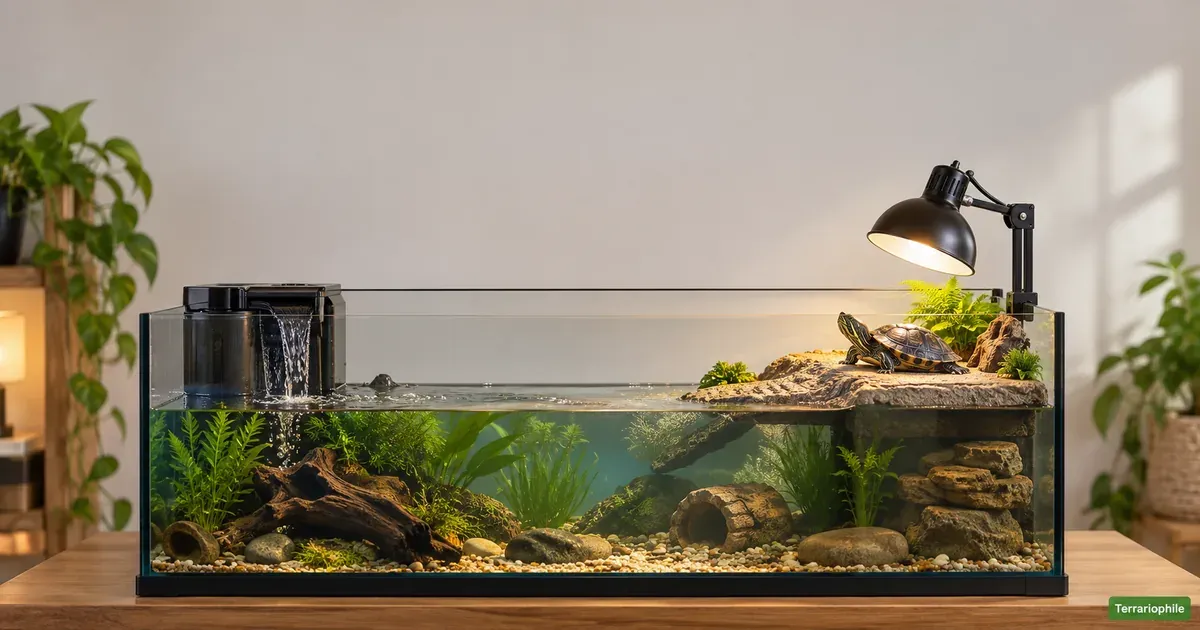 Lampe uv tortue d'eau