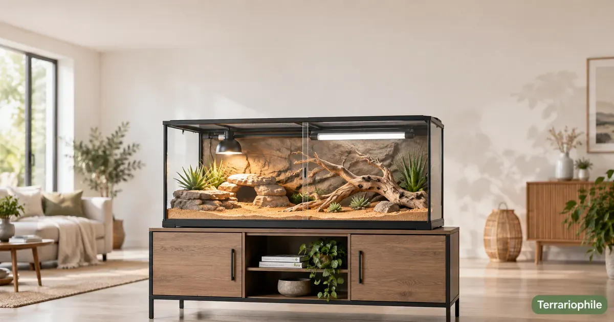Meuble terrarium