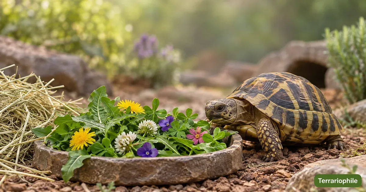 Nourriture tortue terrestre