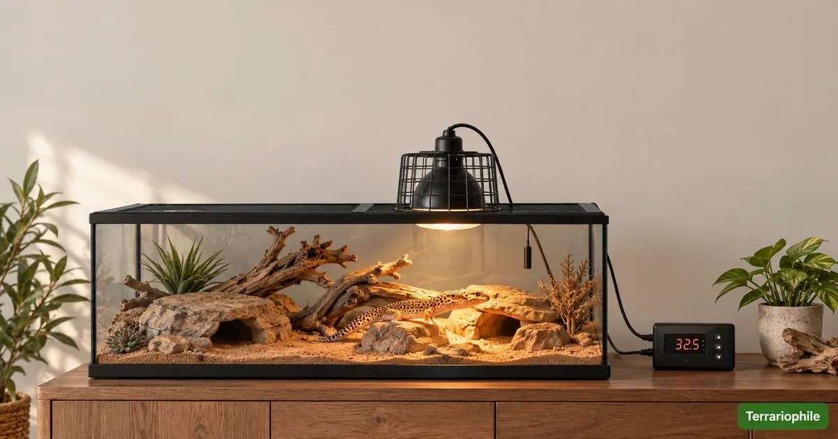 Spot chauffant terrarium