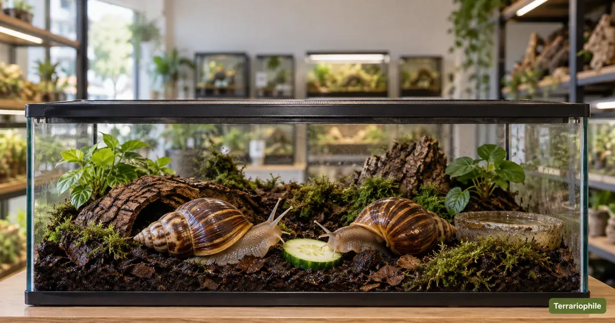 Terrarium escargot