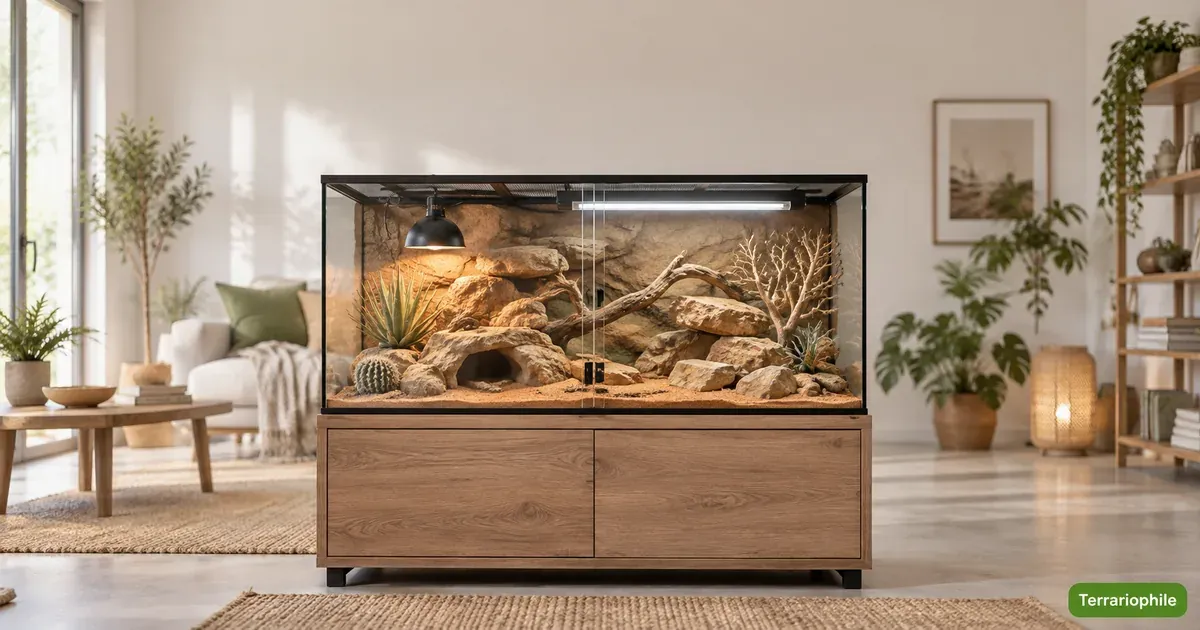 Terrarium grillagé