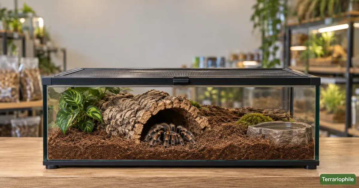 Terrarium mygale