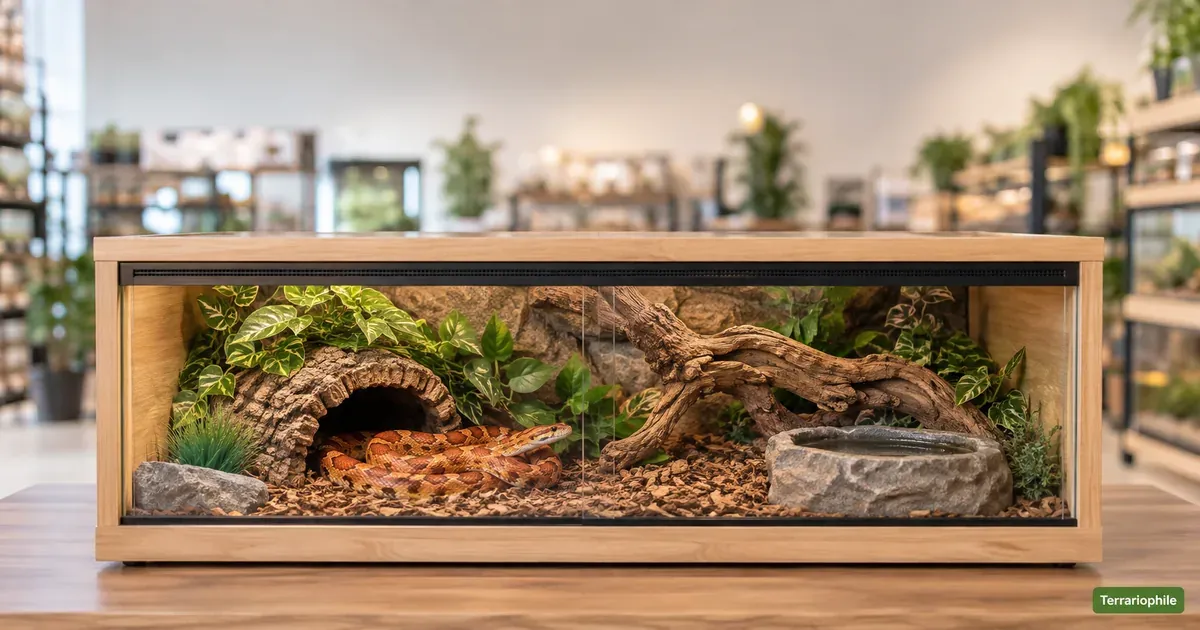 Terrarium serpent des blés