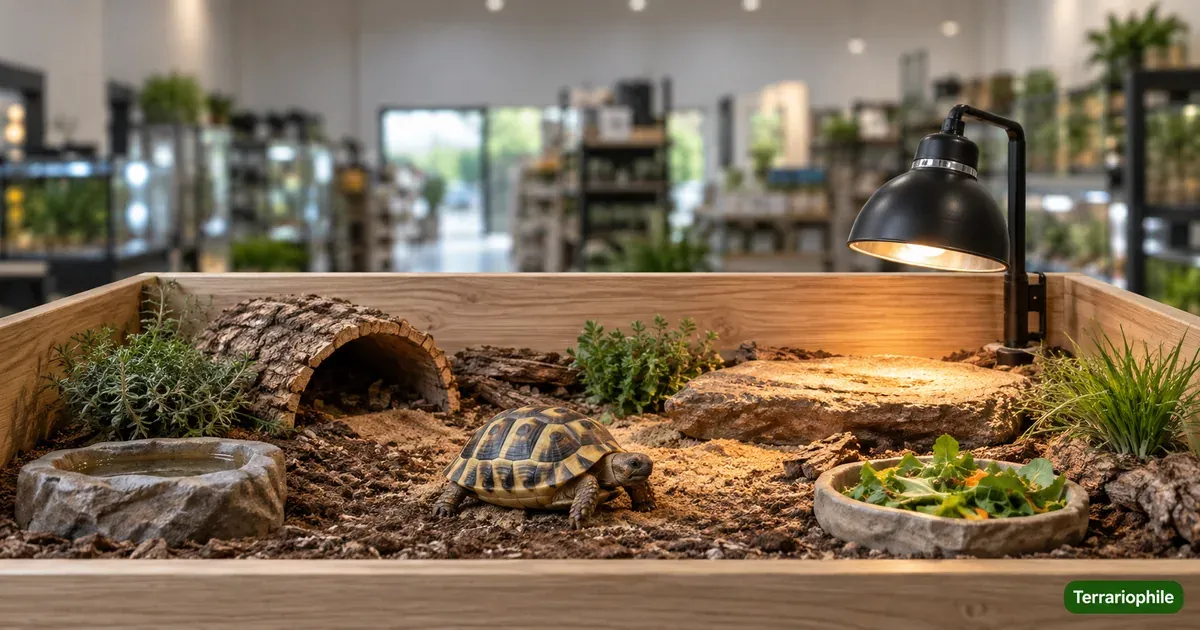 Terrarium tortue terrestre