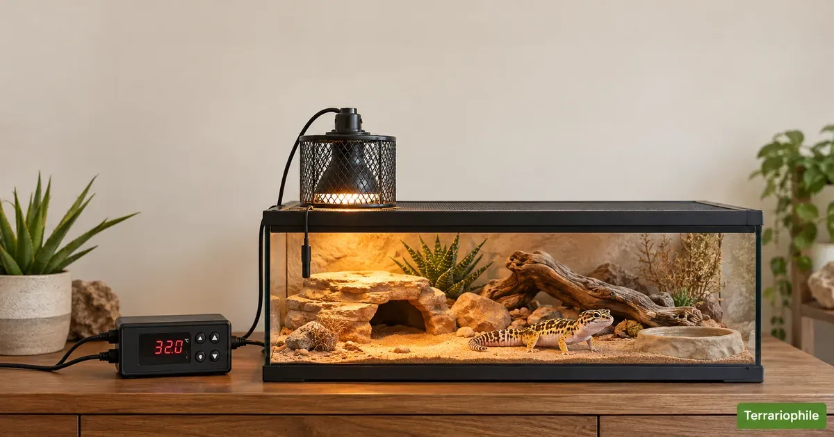 Thermostat terrarium